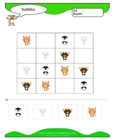 Sudoku Çocuk Bulmacaları